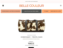 Tablet Screenshot of bellecouleur.com.au